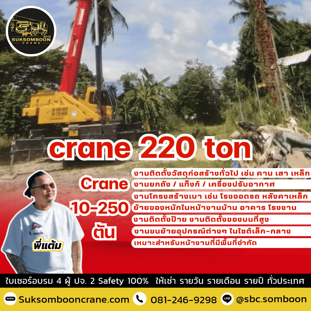 crane 220 ton