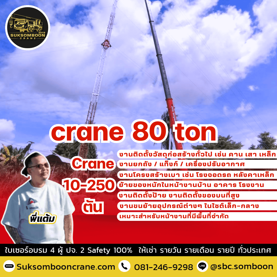 Crane 80 ton
