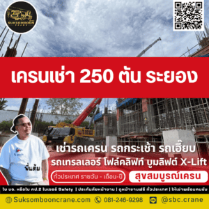เครนเช่า 250 ตัน ระยอง
