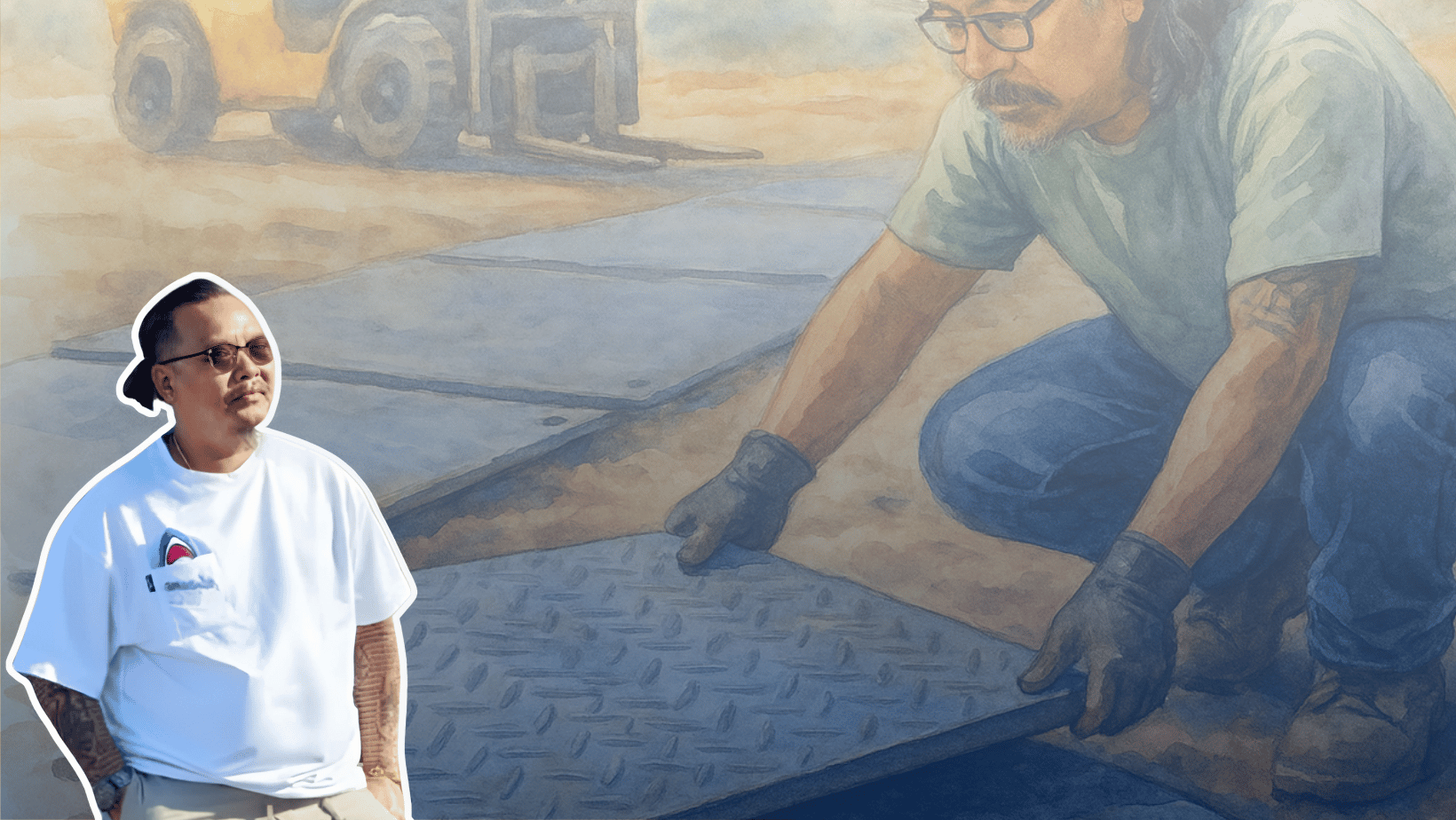 เช่าอุปกรณ์ แผ่นเหล็กปูทาง