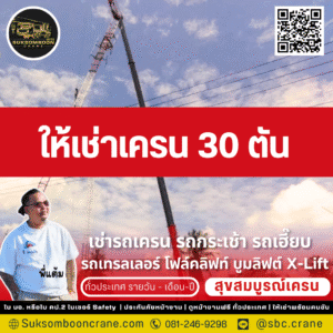 ให้เช่าเครน 30 ตัน