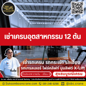 เช่าเครนอุตสาหกรรม 12 ตัน