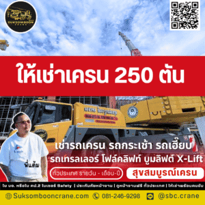 ให้เช่าเครน 250 ตัน
