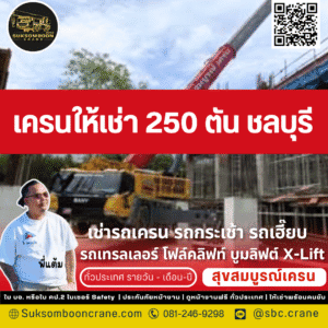 เครนให้เช่า 250 ตัน ชลบุรี