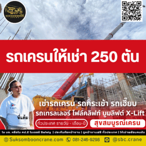 รถเครนให้เช่า 250 ตัน