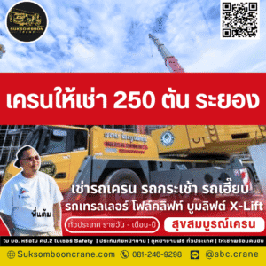 เครนให้เช่า 250 ตัน ระยอง